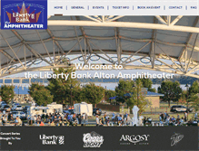 Tablet Screenshot of libertybankamphitheater.com